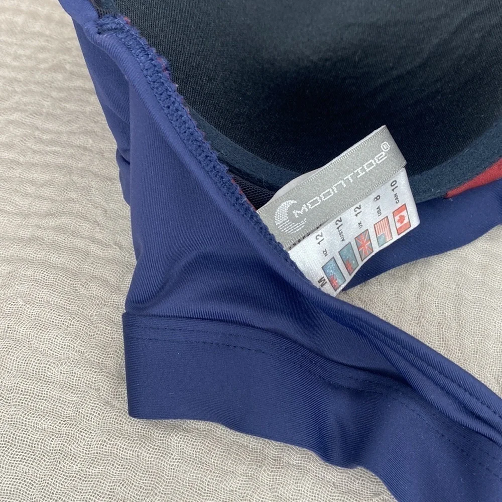 MOONTIDE NAVY SWIM TOP . Size M